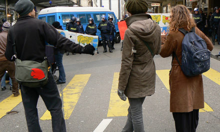Manifestation anti-Wef de Genève