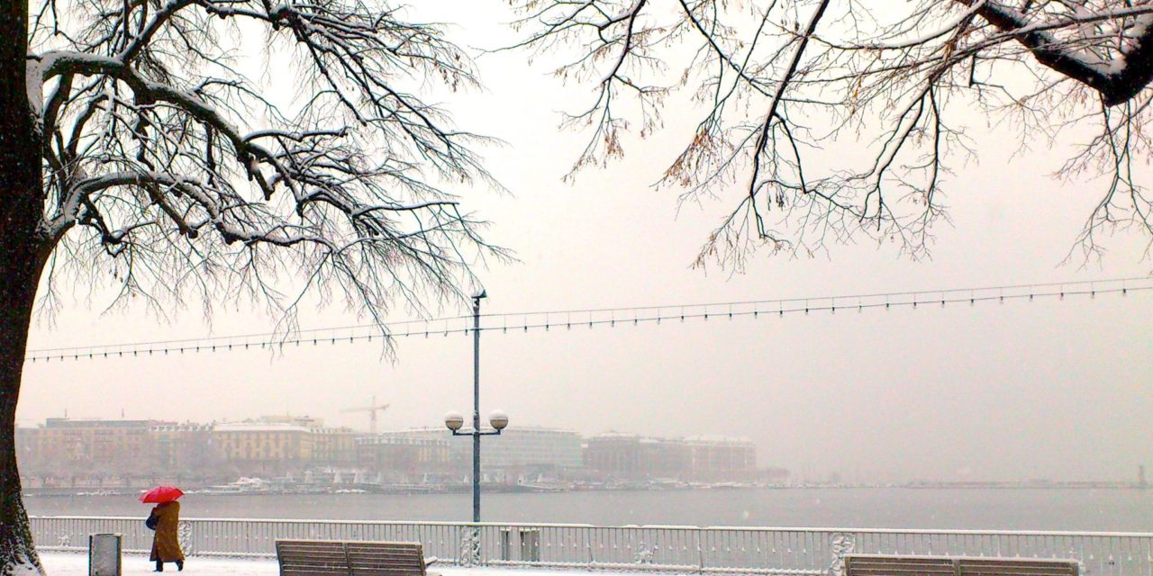 Genève sous la neige